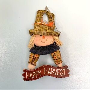 5/$25 Fall Thanksgiving Hanging Scarecrow Happy Harvest